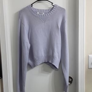 DOUBLE ZERO light purple sweater